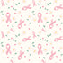 2530 - Pink Ribbons with Flowers